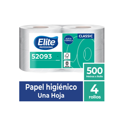 PAPEL HIGIENICO ELITE JUMBO 4 X 500 MTS. 52093