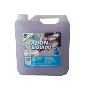 JABÓN LÍQUIDO PH NEUTRO SORIAK BIDÓN 5 LTS.
